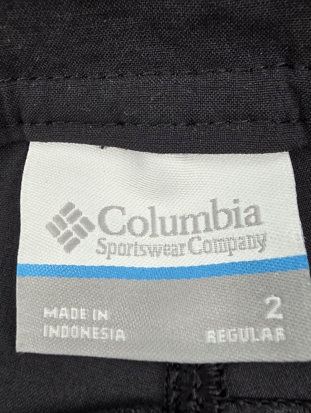 NWT Columbia Black Performance Bootcut Pants Drawstring Stretch Size 2 - Picture 15 of 15